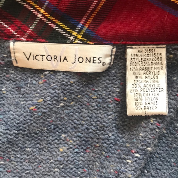 Victoria Jones Xmas cardigan ugly sweater L - Picture 6 of 6